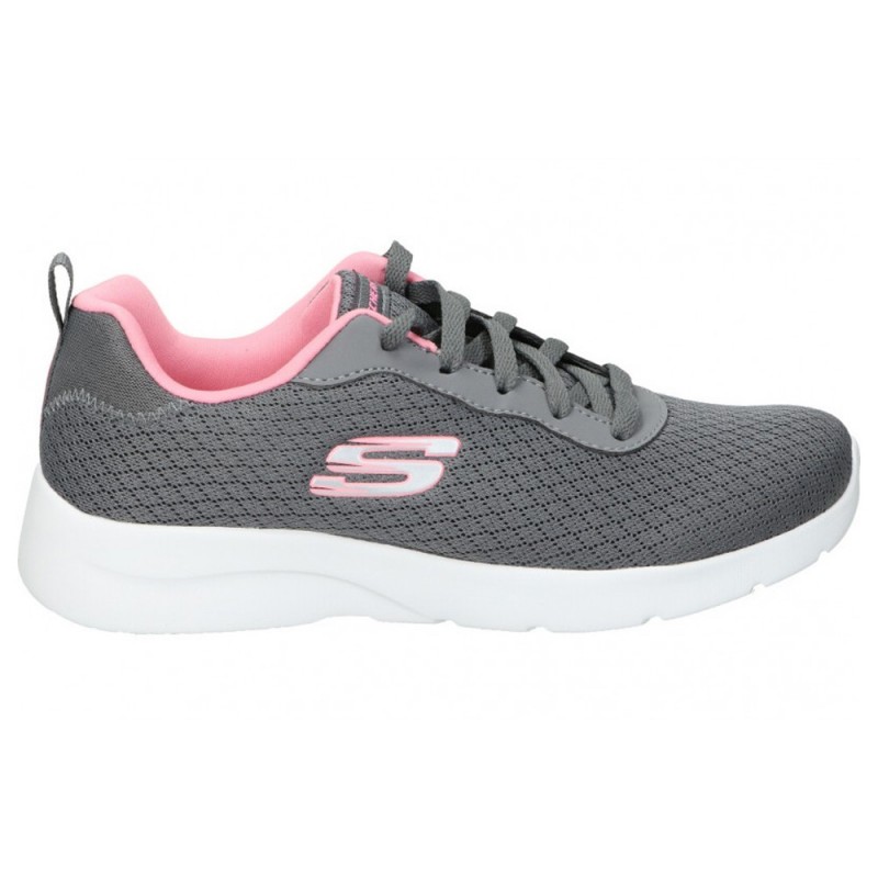 Tenis Skechers Dynamight 2.0 Charcoal Mujer